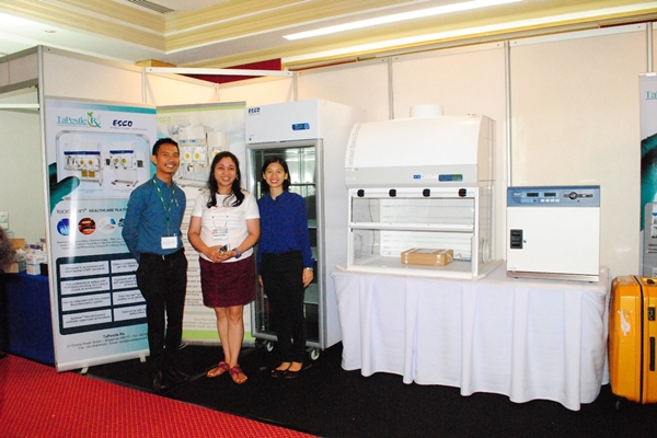 PPhA Vice President for Luzon and Former Board of Pharmacy Chairman -- Hon. Jennifer M. Flores at the Esco booth