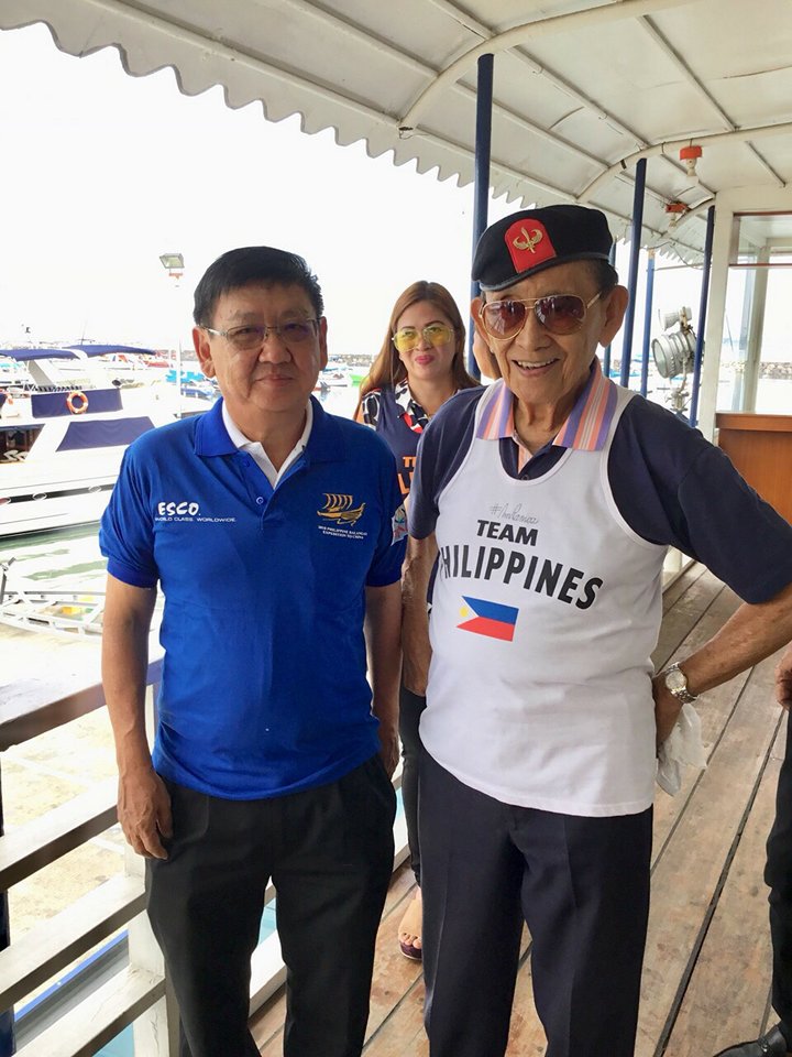 Lim Lay Yew with the former President of the Philippines, Fidel V. Ramos